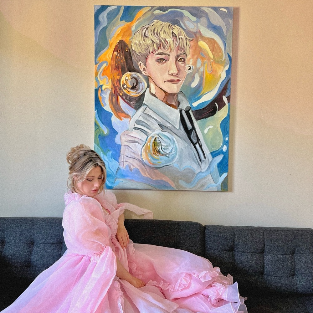 Selkie Pink Prom Dress - Picture 1 of 2